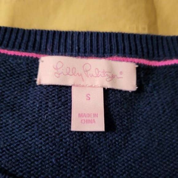 Ladies' small Lilly Pulitzer knit sweater - Picture 3 of 7